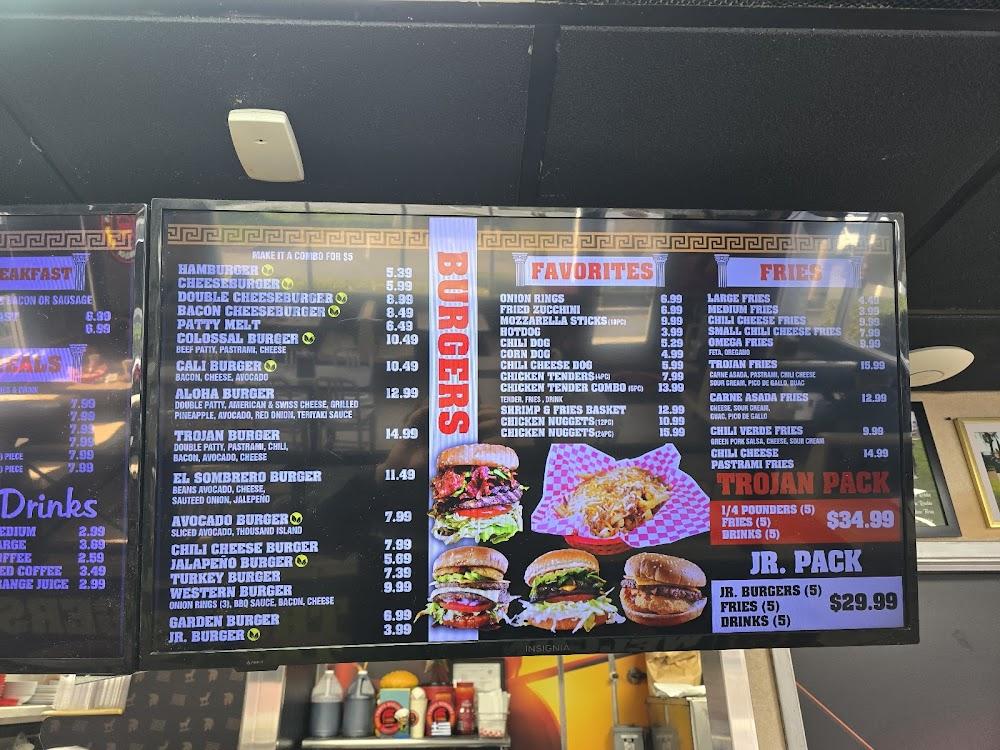 Troy's Burgers Menu image 2