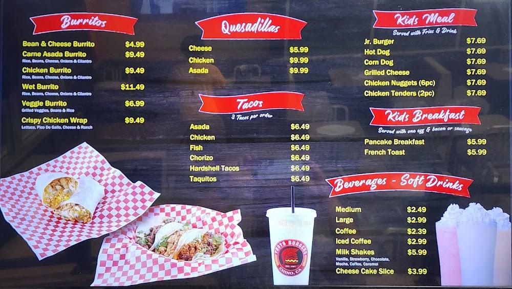 Troy's Burgers Menu image 3